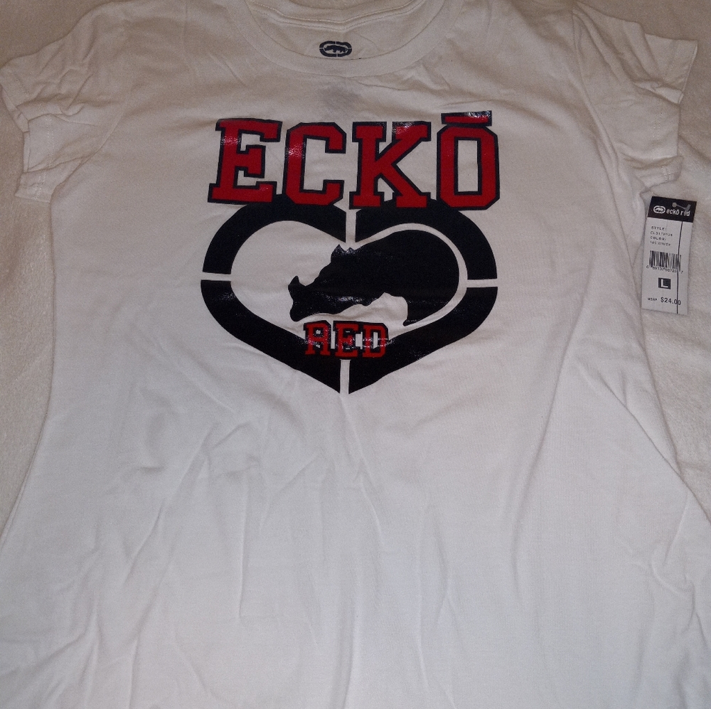 Girls Ecko Red Shirt. Size Large